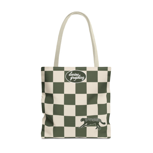 CHECKERBOARD - GREEN BAG