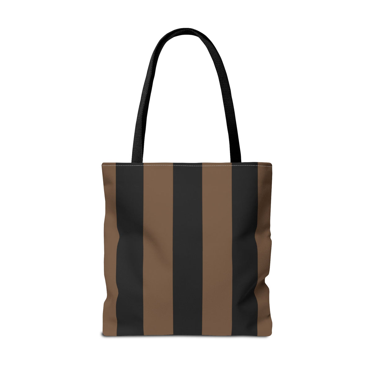 STRIPES - BLACK / BROWN BAG
