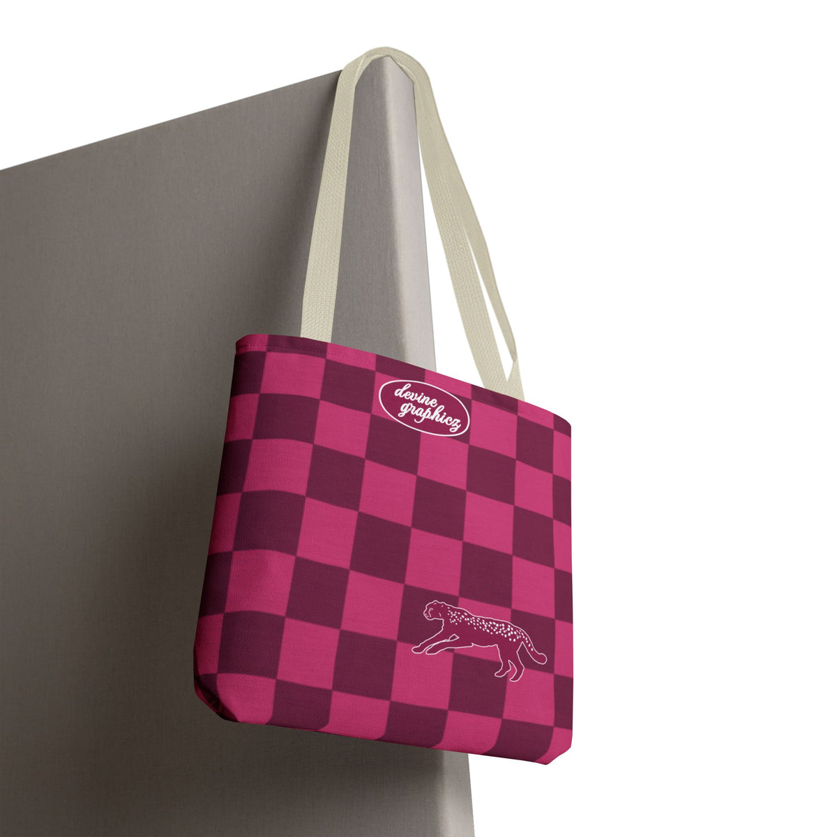 CHECKERBOARD - PINK BAG