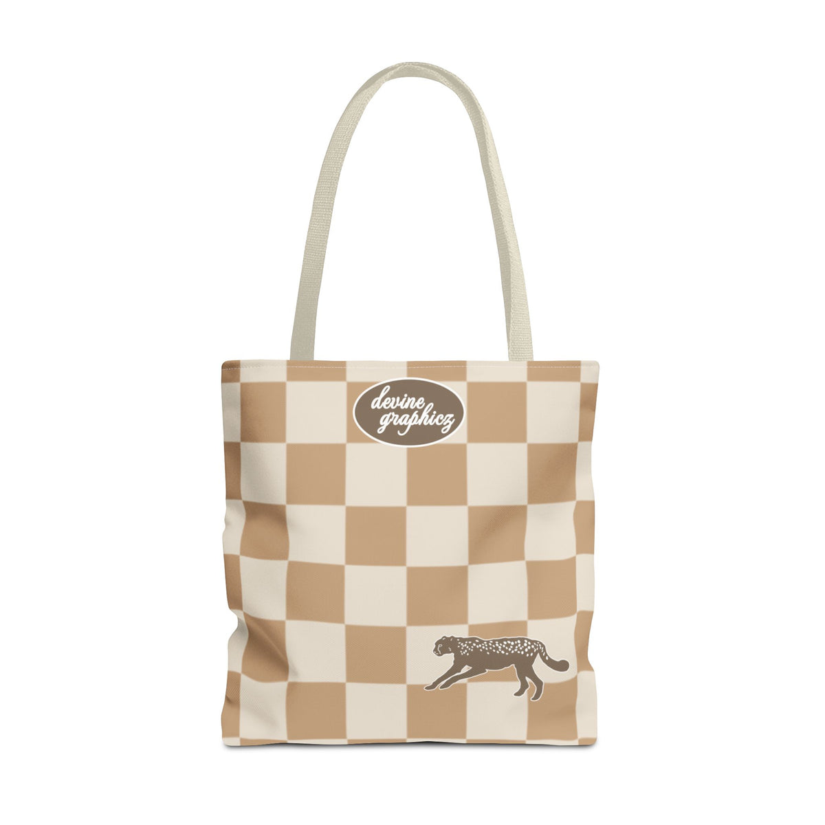 CHECKERBOARD - BEIGE BAG